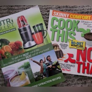 Nutri bullet smoothie book and weight loss foods book bundle